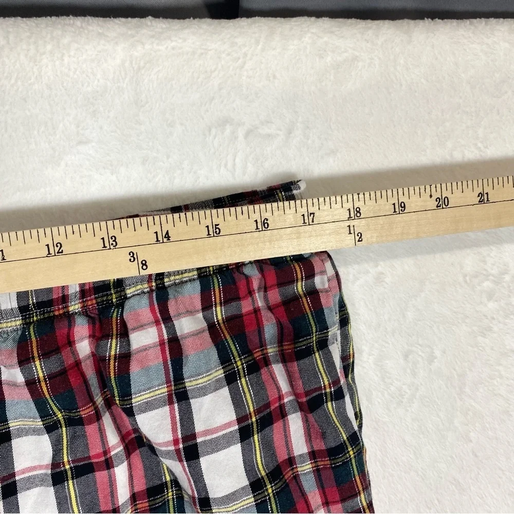 Victoria's Secret Women's Pajama‎ Pants Size Large Plaid Drawstring Sweats